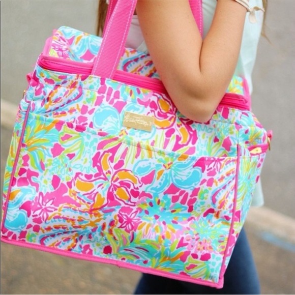 lilly pulitzer insulated cooler bag spot ya